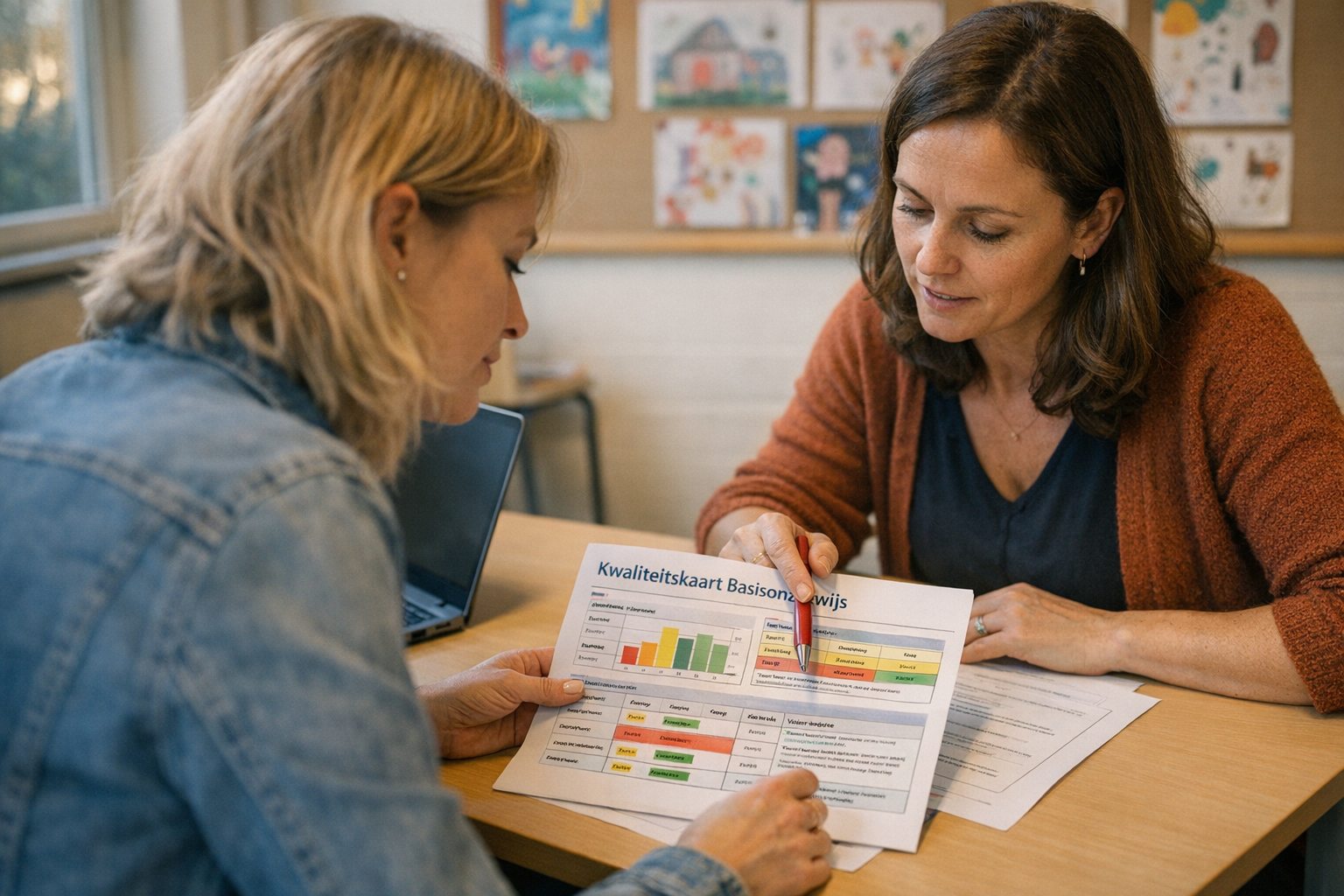 Kwaliteitskaart basisonderwijs interpreteren