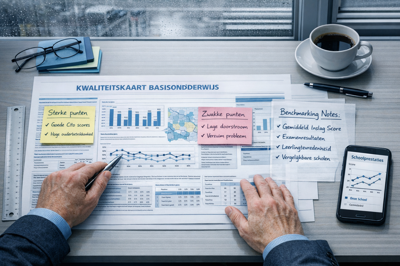 Sterke en zwakke punten school analyseren