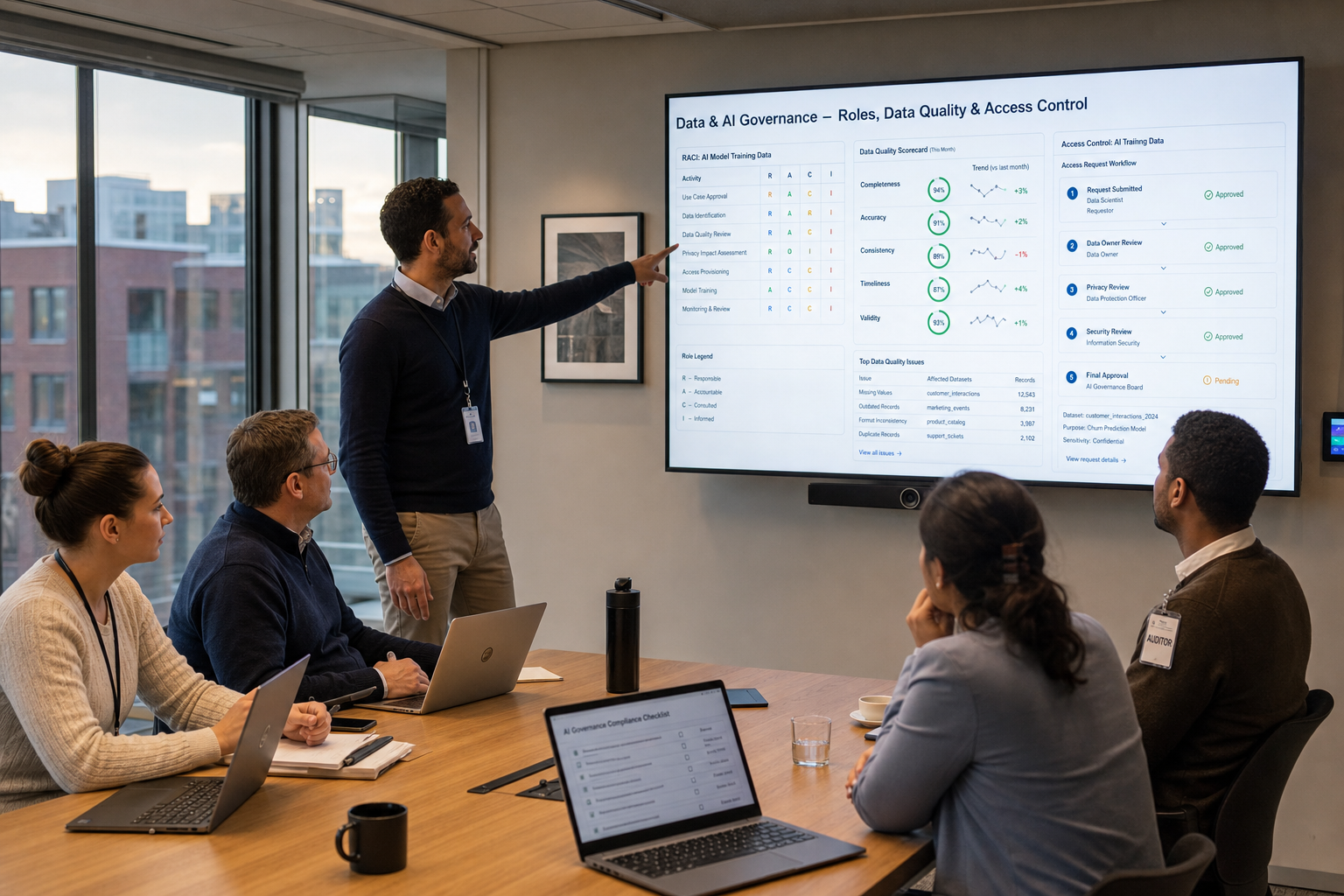 Data & AI governance structuur