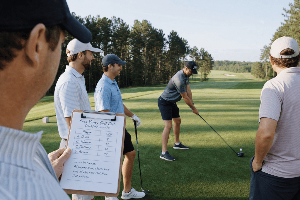 Hoe organiseer je een gezellige golfdag met vrienden (handicapverschillen, spelvormen en etiquette) zodat iedereen plezier&nbsp;heeft?
